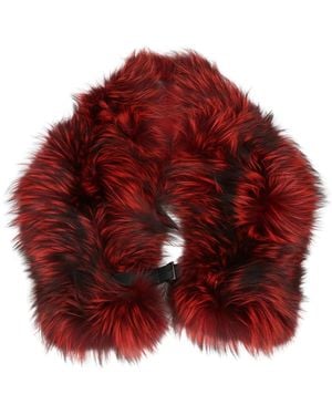Alberta Ferretti Winter Scarves - Red