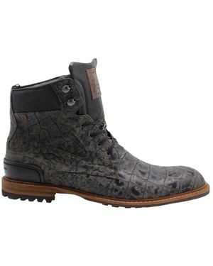 Floris Van Bommel Lace-Up Boots - Nero