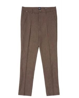 BOSS Broek Chino's - Bruin
