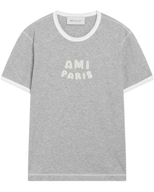 Ami Paris T-Shirts - Gris
