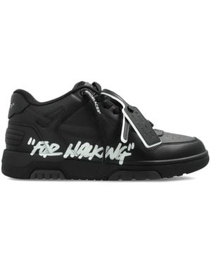 Off-White c/o Virgil Abloh Schoenen ,Zwart ,Leer Out Of Office For Walkin Sneakers