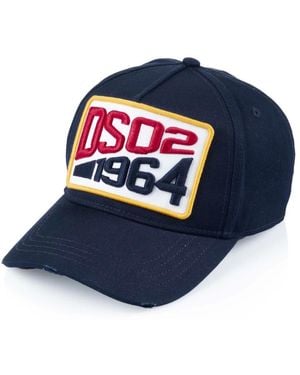 DSquared² D2 Baseball Cap - Blau