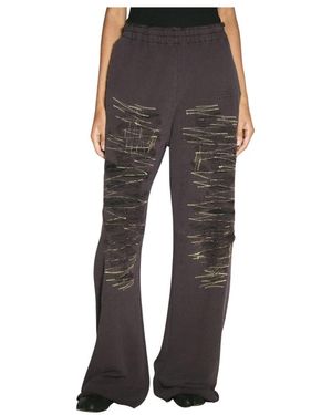 MM6 by Maison Margiela Wide Trousers - Grey