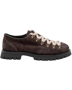 Maze Laced Shoes - Marrón