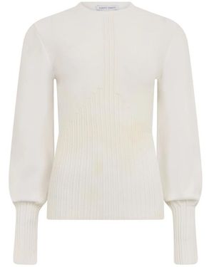 Alberta Ferretti Round-Neck Knitwear - White