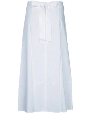 TOTEME Tie Waist Skirt - Wit