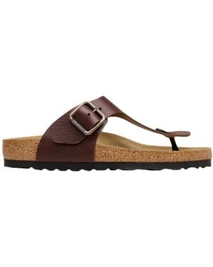 Birkenstock Gizeh Leren Sandalen - Bruin