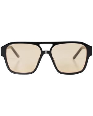 Facehide Accessoires ,Zwart ,Stijlvolle Uv-Bescherming Zonnebril - Bruin