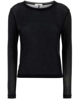 Co. Langarm-T-Shirt - Schwarz