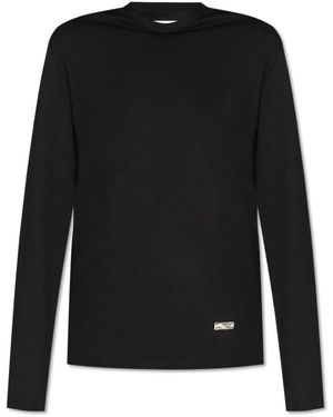 Jil Sander Long Sleeve Tops - Nero
