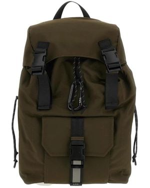 A.P.C. Tassen ,Groen ,Nylon Trek 2.0 Rugzak