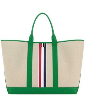 Thom Browne Tote Bags - Green
