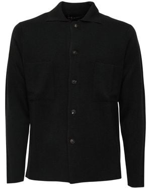 FILIPPO DE LAURENTIIS Jassen ,Zwart ,Wol Field Jacket