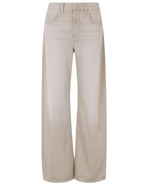 PAIGE Straight Jeans - Gris
