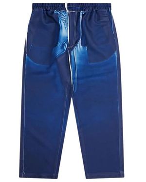 Comme des Garçons Broeken ,Blauw ,Rechte Broek