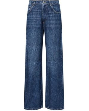 Liu Jo Rhinestone Rechte Jeans - Blauw