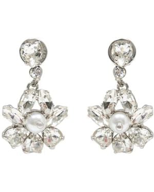 Simone Rocha Heartbloom Tropfenohrringe - Mettallic