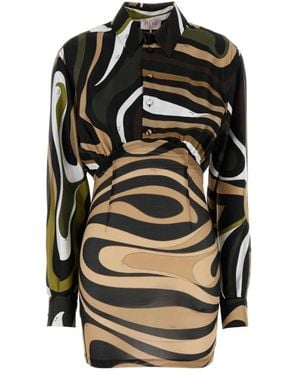 Emilio Pucci Shirt Dresses - Nero