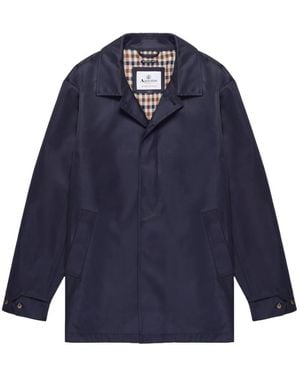 Aquascutum Single-Breasted Coats - Azul