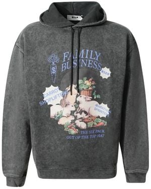 MSGM Hoodies - Gray