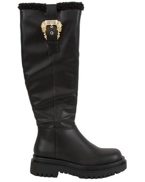 Versace Jeans Couture High Boots - Black