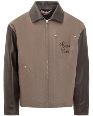 KENZO Light Jackets - Marrón