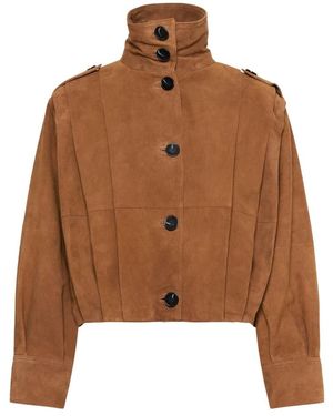 My Essential Wardrobe Leather Jackets - Brown