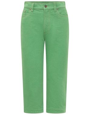 Versace Cropped Jeans - Verde