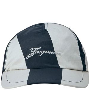 Jacquemus Accessoires ,Veelkleurig ,La Casquette Baluchon Cap - Blauw