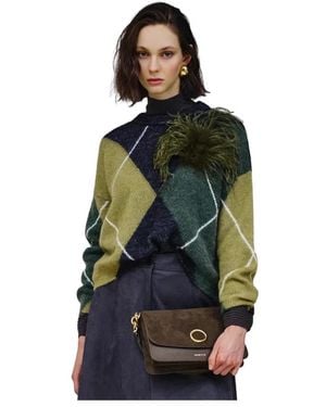 Nenette Round-Neck Knitwear - Green