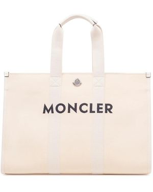Moncler Tote Bags - Natural