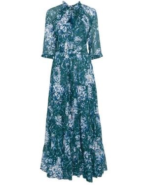 Samantha Sung Maxi Dresses - Blue