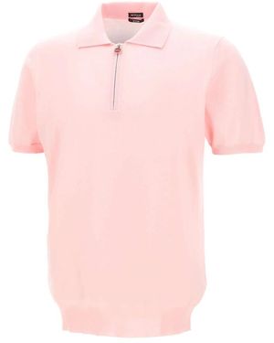 Kiton Polo Shirts - Pink