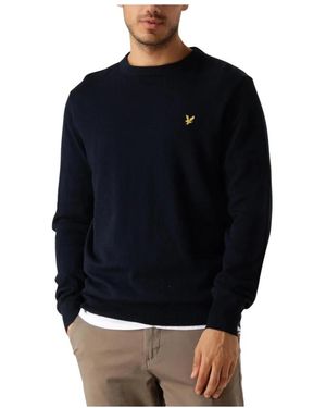 Lyle & Scott Round-Neck Knitwear - Black