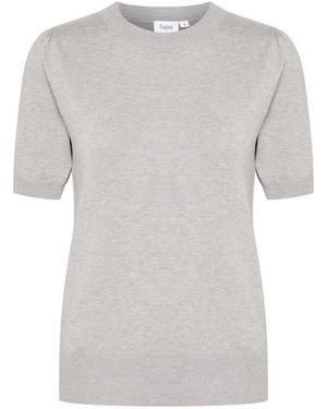 Saint Tropez Round-Neck Knitwear - Grey