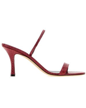 The Row Schoenen ,Rood ,Leer Ella Slingback