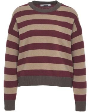 Grifoni Round-Neck Knitwear - Brown