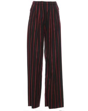 WEILI ZHENG Wide Trousers - Brown