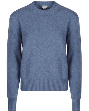 Bottega Veneta Rundhals-Strickware - Blau