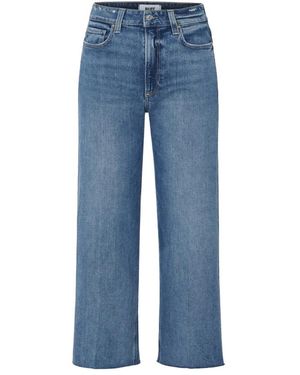 PAIGE Straight Jeans - Blauw