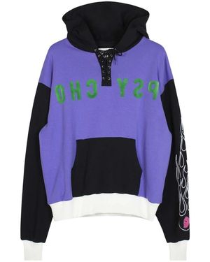 Youths in Balaclava Psycho Highway Hoodie - Blauw
