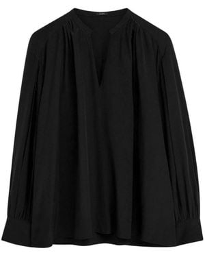 JOSEPH Silk Crepe De Chine Blondel Blouse - Zwart