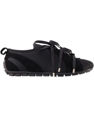 Simone Rocha Schoenen ,Zwart ,Leer Ballerina Grip Trainer