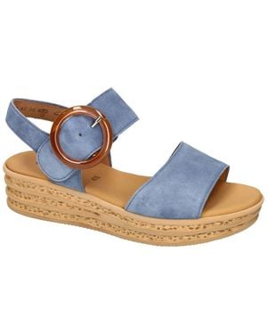 Gabor 84.550.18 Plateau Sandale - Blau