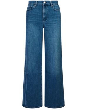 FRAME Wide Jeans - Azul