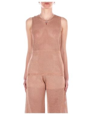 Blugirl Blumarine Sleeveless Tops - Rosa