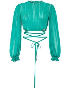 Alberta Ferretti Blouses - Blue