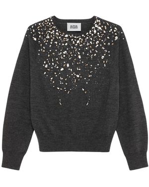 Alpha Studio Round-Neck Knitwear - Grey