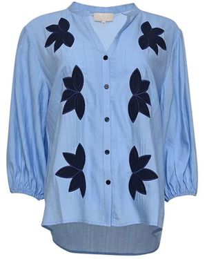 Maicazz Nina Blouse - Blau