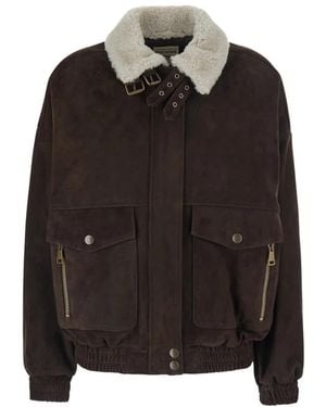 Semicouture Faux Fur & Shearling Jackets - Negro